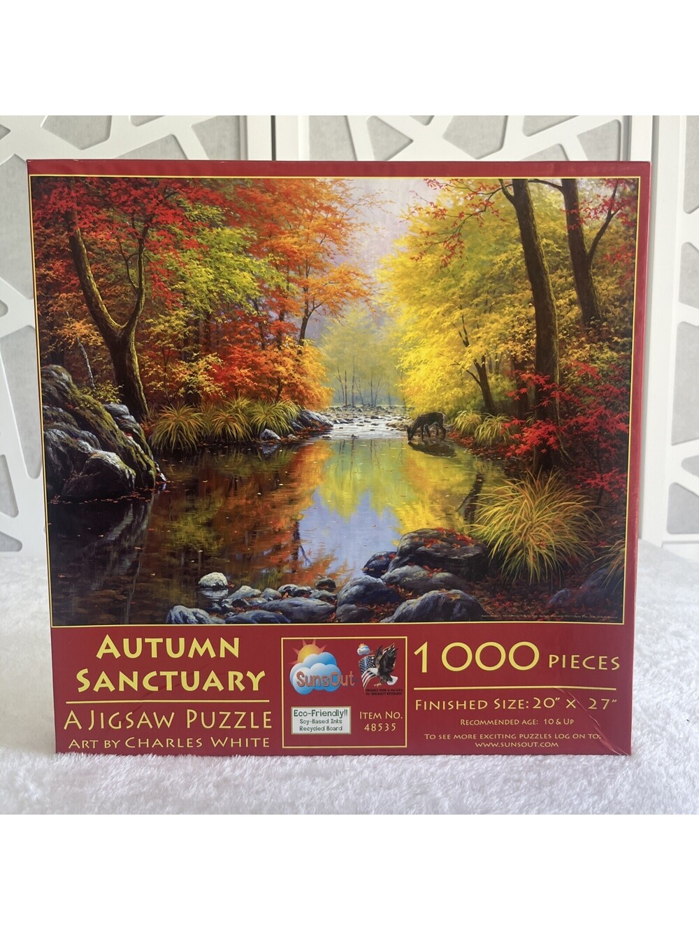 AUTUMN SANCTUARY JIGSAW PUZZLE! SunsOut Charles White 1000 Piece